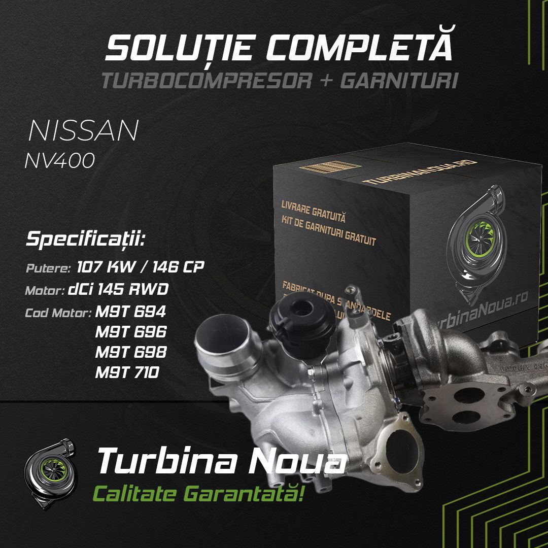 Turbina NISSAN NV400 dCi 145 RWD 107 KW / 146 CP Noua - Image 2