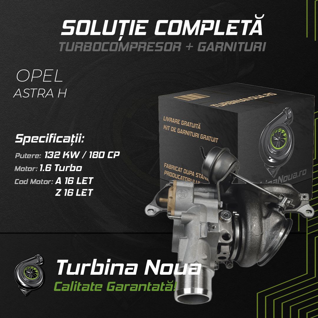 Turbina OPEL ASTRA H 1.6 Turbo 132 KW / 180 CP Noua - Image 2