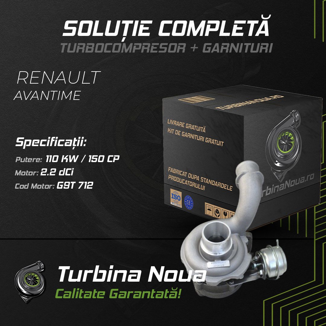 Turbina RENAULT AVANTIME 2.2 dCi 110 KW / 150 CP Noua - Image 2