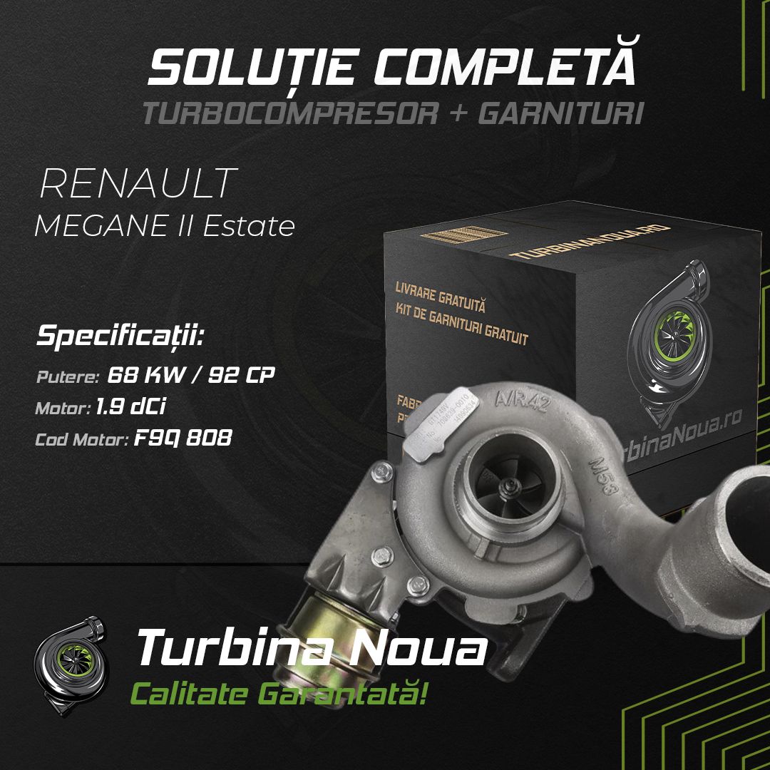 Turbina RENAULT MEGANE II Estate 1.9 dCi 68 KW / 92 CP Noua - Image 2