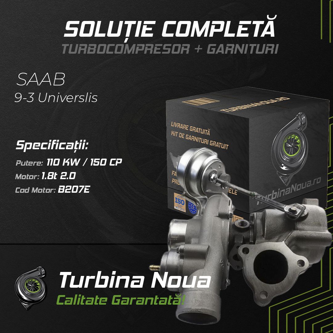 Turbina SAAB 9-3 Universlis 1.8t 2.0 110 KW / 150 CP Noua - Image 2