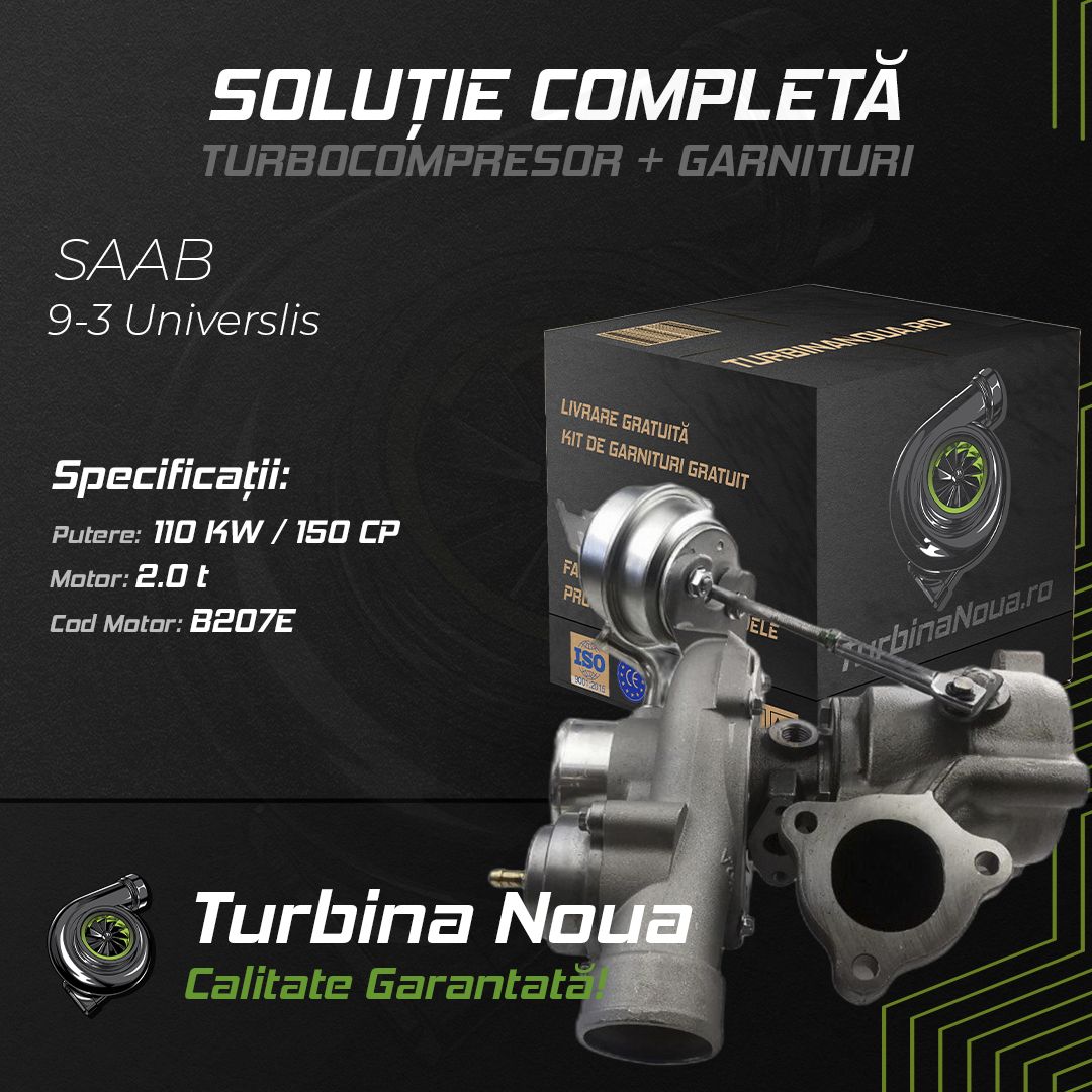 Turbina SAAB 9-3 Universlis 2.0 t 110 KW / 150 CP Noua - Image 2