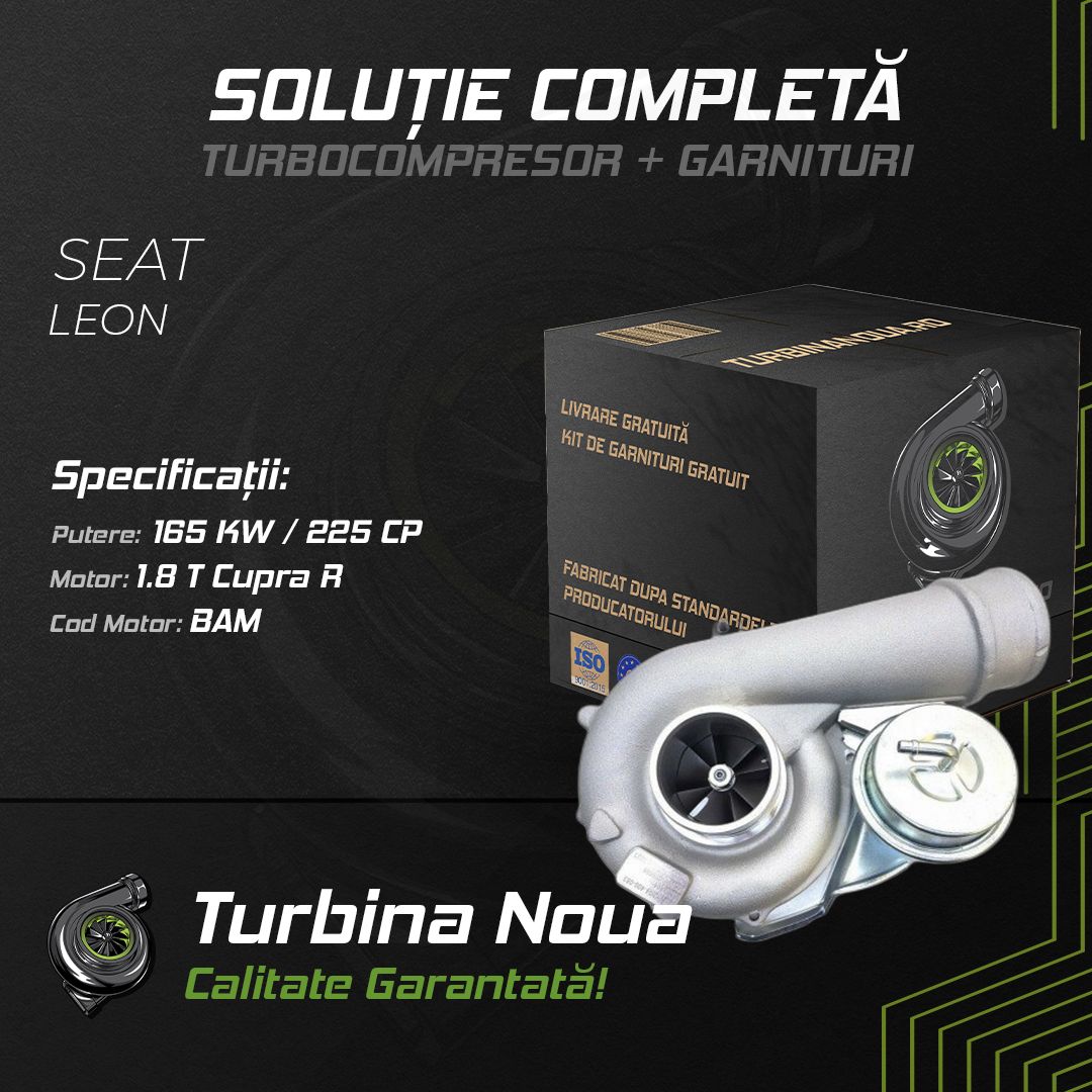 Turbina SEAT LEON 1.8 T Cupra R 165 KW / 225 CP Noua - Image 2