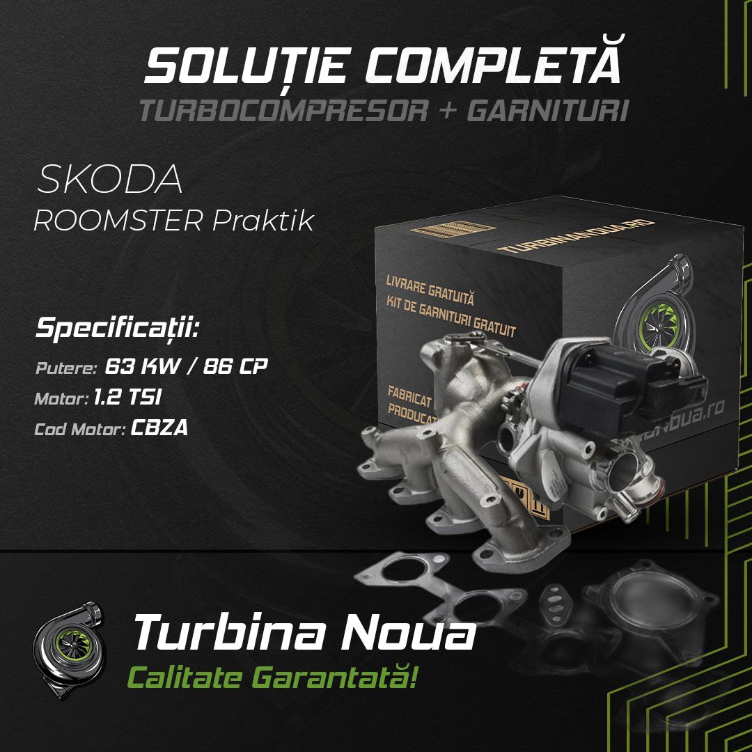 Turbina SKODA ROOMSTER Praktik 1.2 TSI 63 KW / 86 CP Noua - Image 2
