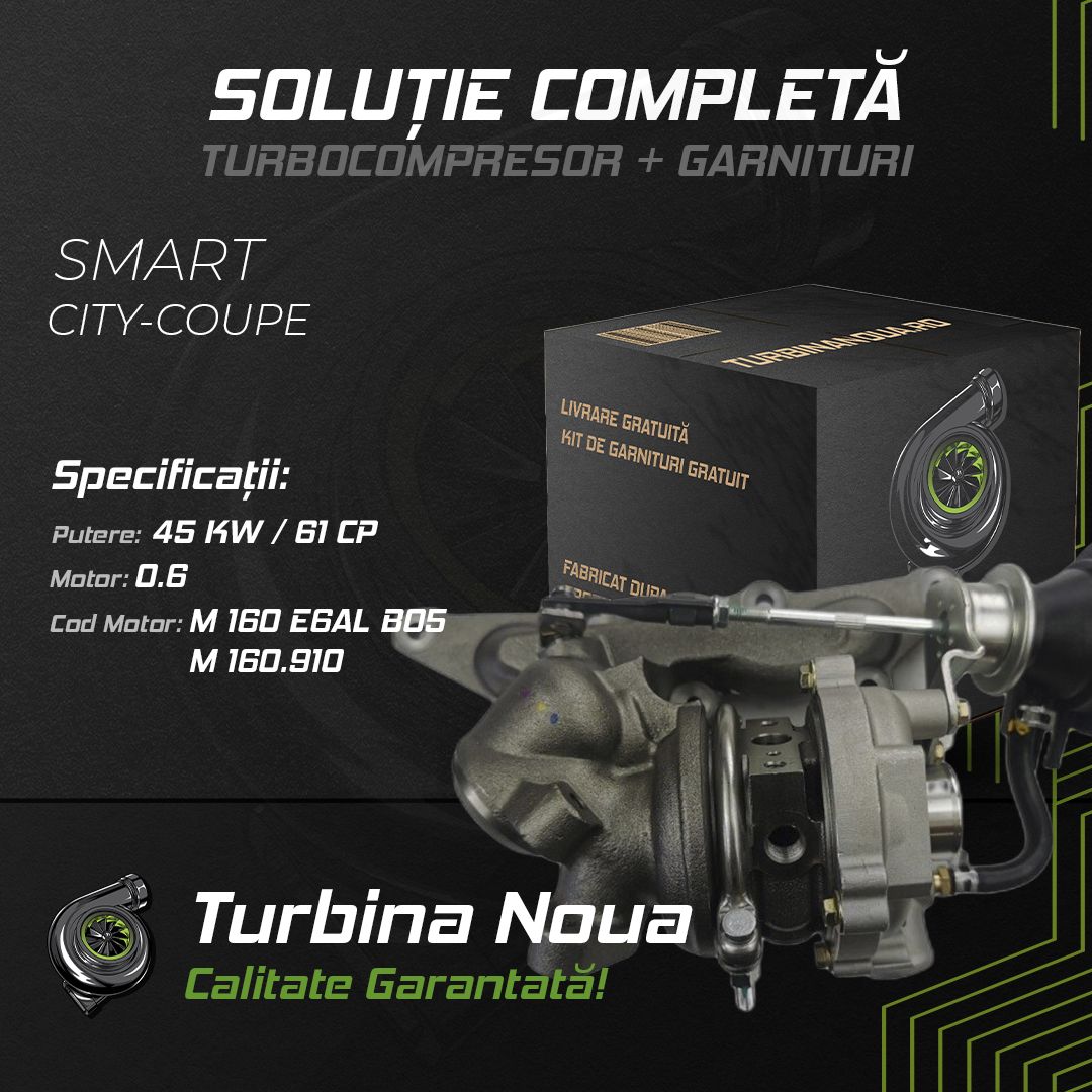 Turbina SMART CITY-COUPE 0.6 45 KW / 61 CP Noua - Image 2