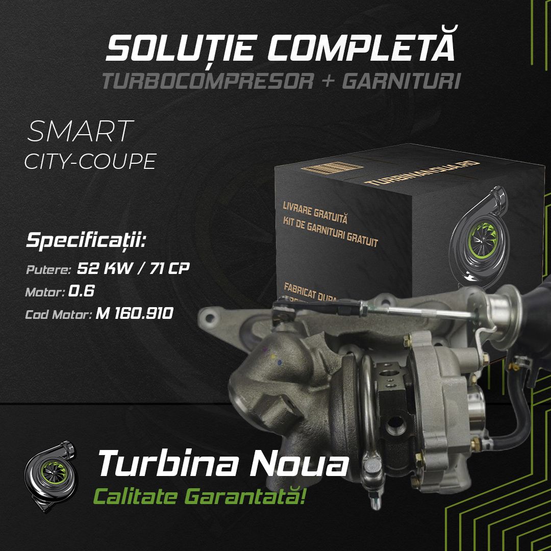 Turbina SMART CITY-COUPE 0.6 52 KW / 71 CP Noua - Image 2