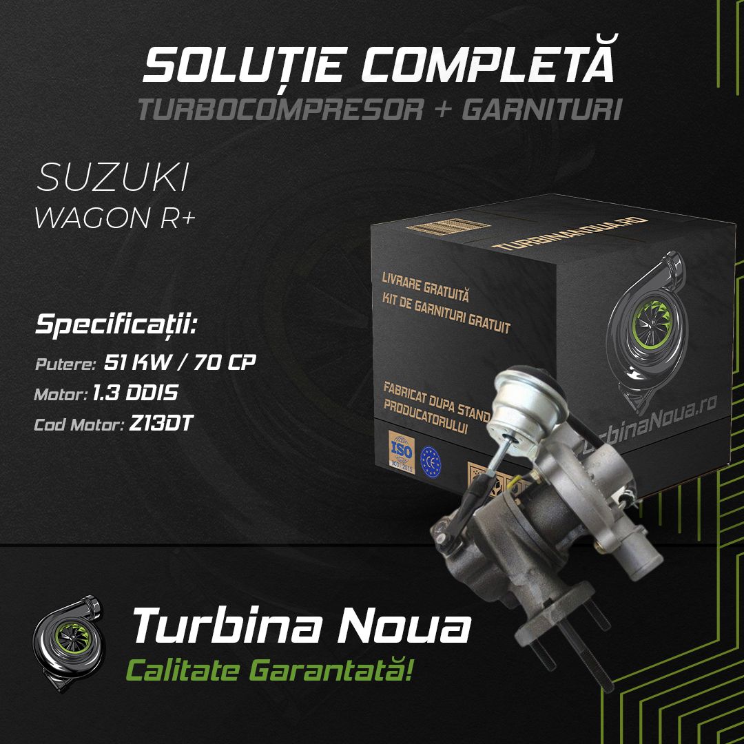 Turbina SUZUKI WAGON R+ 1.3 DDiS 51 KW / 70 CP Noua - Image 2
