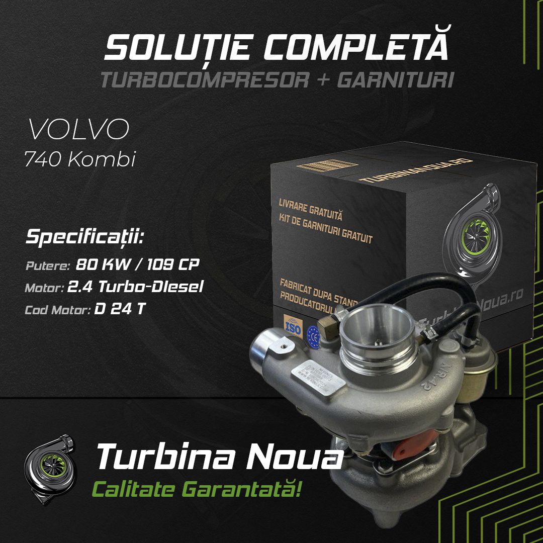 Turbina VOLVO 740 Kombi 2.4 Turbo-Diesel 80 KW / 109 CP Noua - Image 2