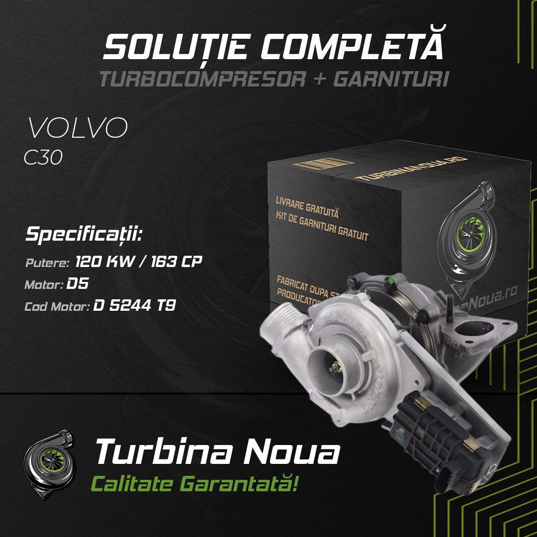 Turbina VOLVO C30 D5 120 KW / 163 CP Noua - Image 2