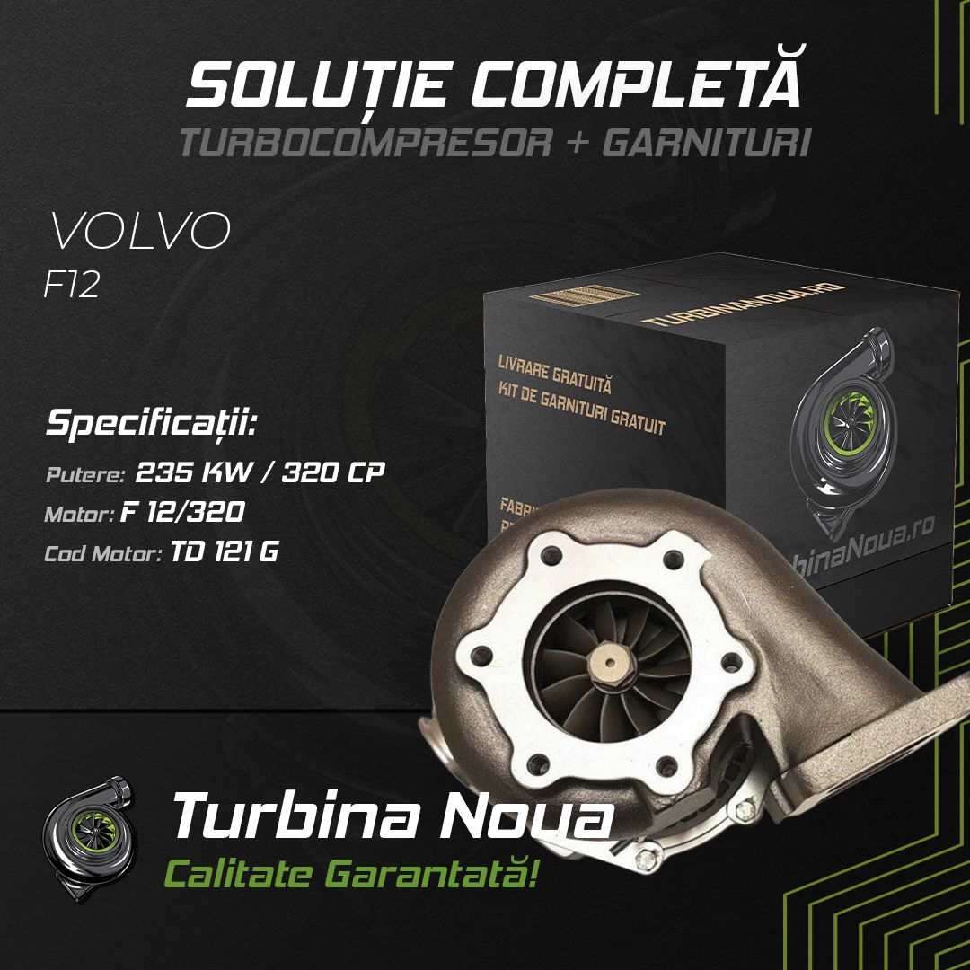 Turbina VOLVO F12 F 12/320 235 KW / 320 CP Noua - Image 2