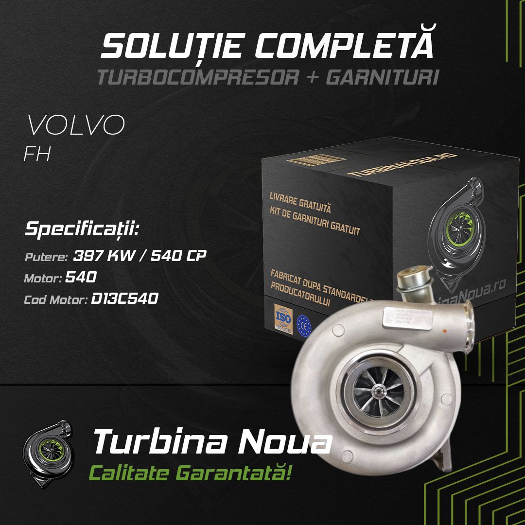 Turbina VOLVO FH 540 397 KW / 540 CP Noua - Image 2