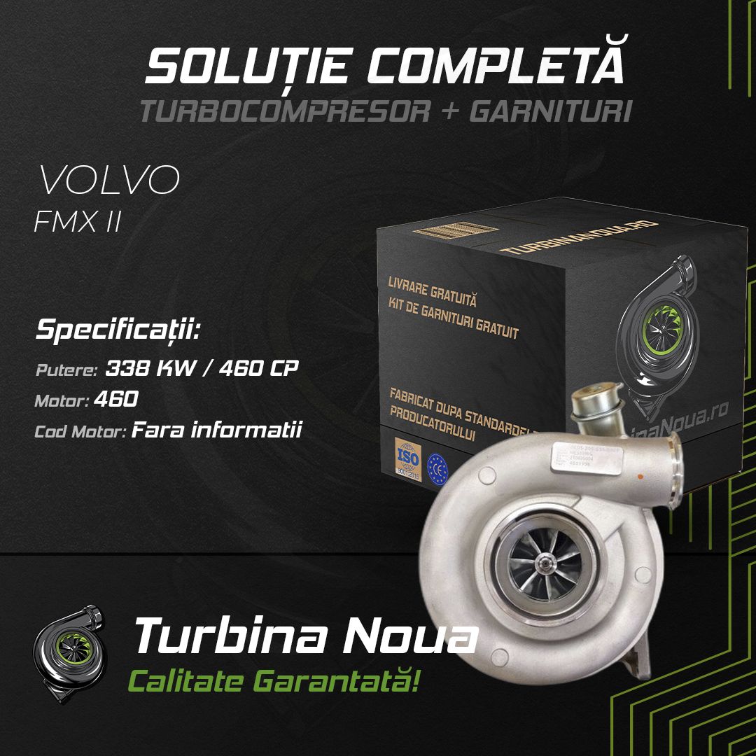 Turbina VOLVO FMX II 460 338 KW / 460 CP Noua - Image 2