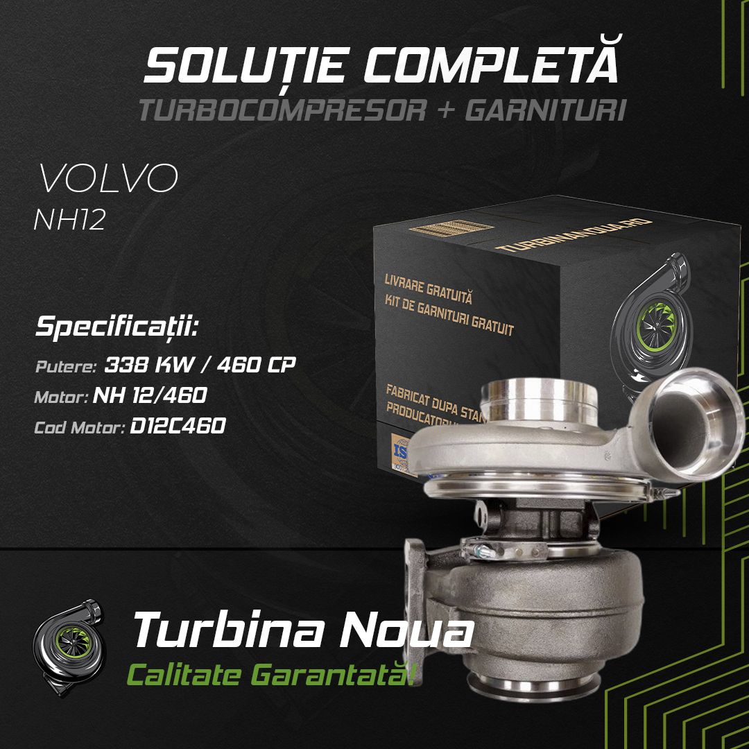Turbina VOLVO NH12 NH 12/460 338 KW / 460 CP Noua - Image 2