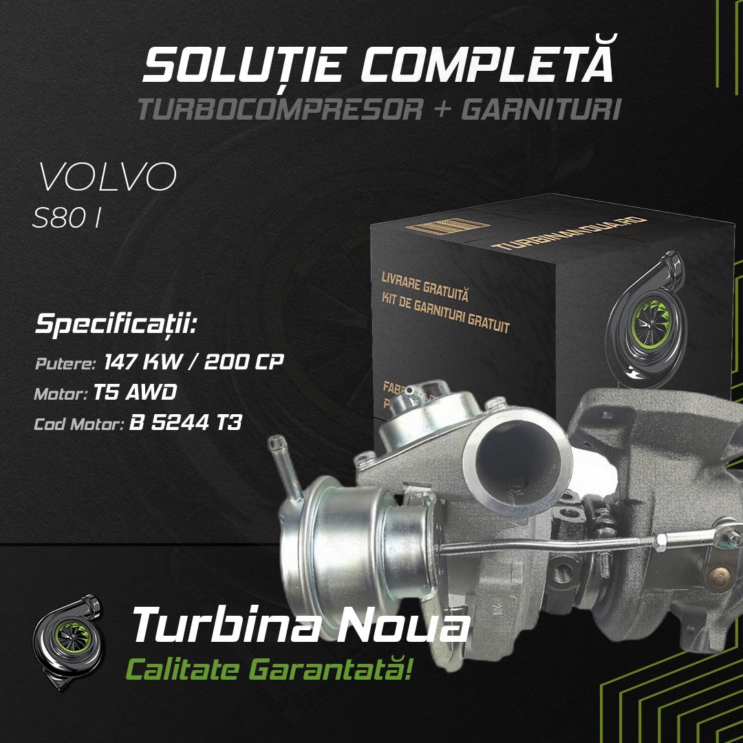 Turbina VOLVO S80 I T5 AWD 147 KW / 200 CP Noua - Image 2