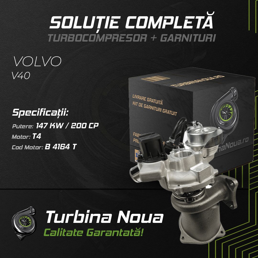 Turbina VOLVO V40 T4 147 KW / 200 CP Noua - Image 2