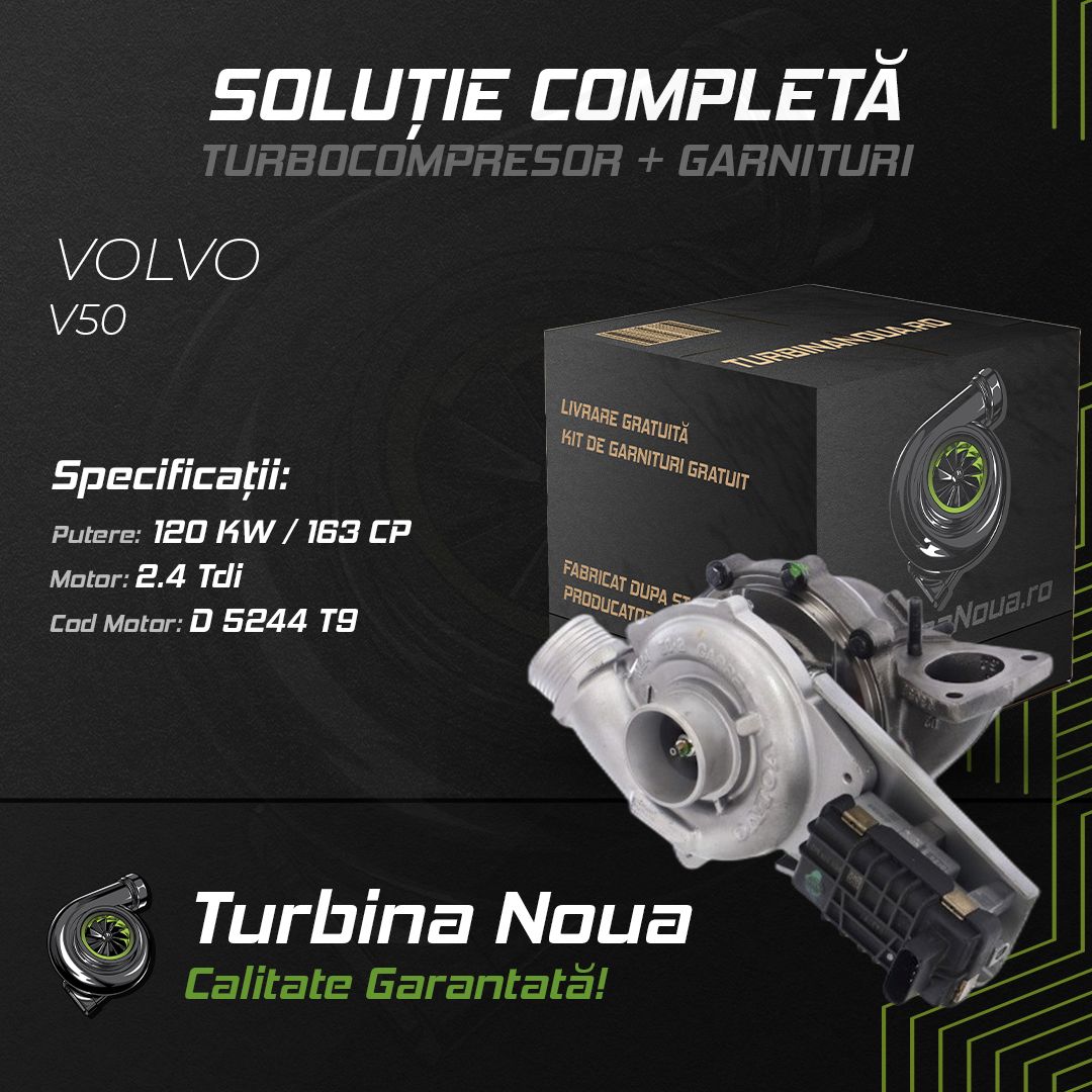 Turbina VOLVO V50 2.4 Tdi 120 KW / 163 CP Noua - Image 2