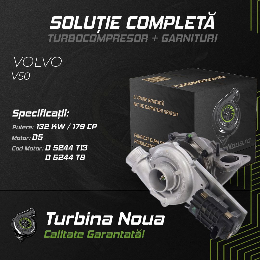 Turbina VOLVO V50 D5 132 KW / 179 CP Noua - Image 2