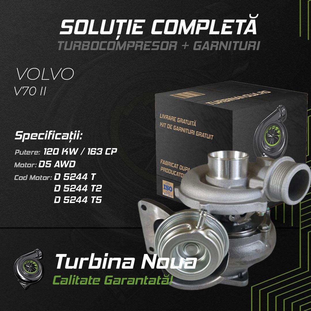 Turbina VOLVO V70 II D5 AWD 120 KW / 163 CP Noua - Image 2