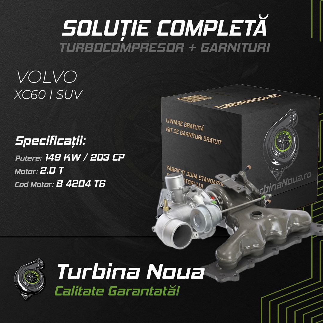 Turbina VOLVO XC60 I SUV 2.0 T 149 KW / 203 CP Noua - Image 2