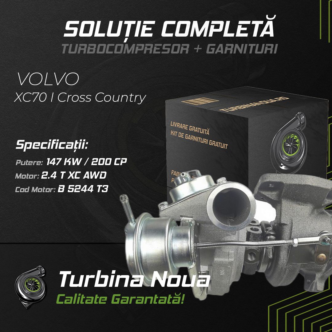 Turbina VOLVO XC70 I Cross Country 2.4 T XC AWD 147 KW / 200 CP Noua - Image 2