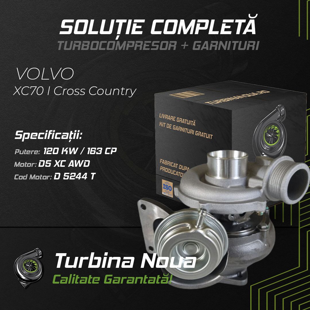Turbina VOLVO XC70 I Cross Country D5 XC AWD 120 KW / 163 CP Noua - Image 2