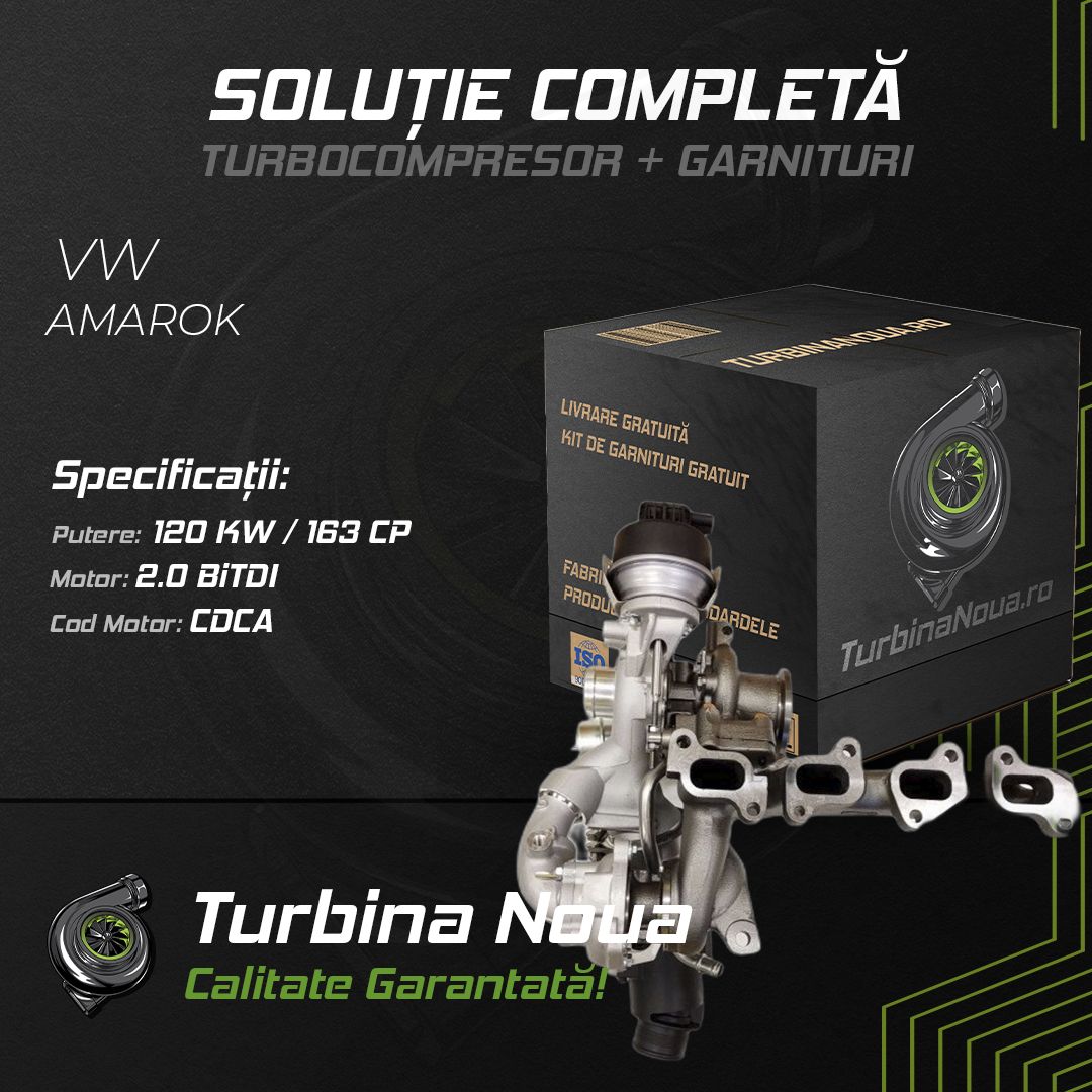 Turbina VW AMAROK 2.0 BiTDI 120 KW / 163 CP Noua - Image 2