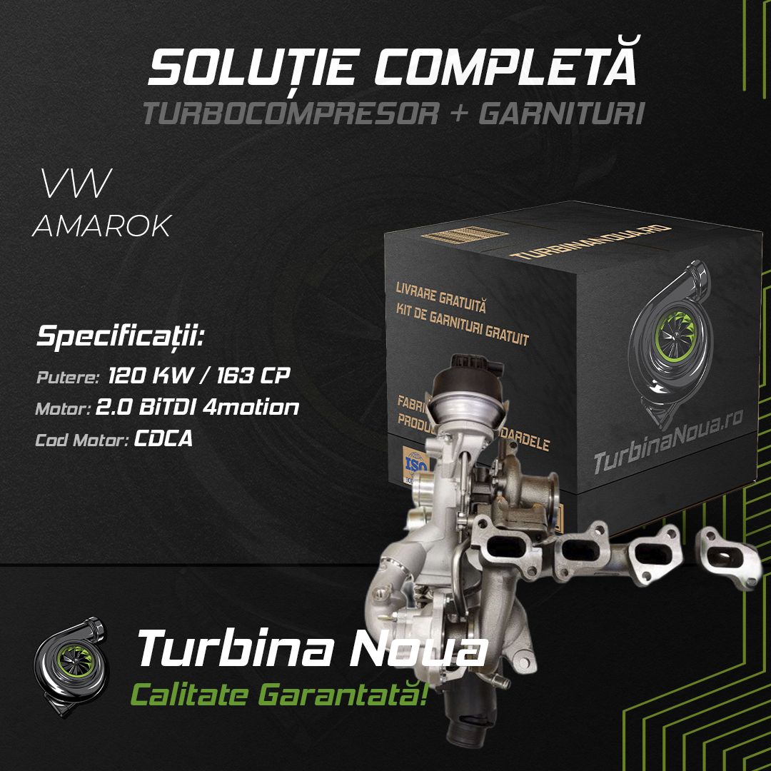 Turbina VW AMAROK 2.0 BiTDI 4motion 120 KW / 163 CP Noua - Image 2