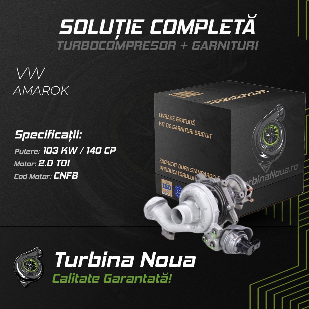 Turbina VW AMAROK 2.0 TDI 103 KW / 140 CP Noua - Image 2