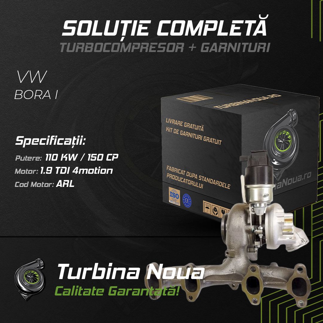 Turbina VW BORA I 1.9 TDI 4motion 110 KW / 150 CP Noua - Image 2