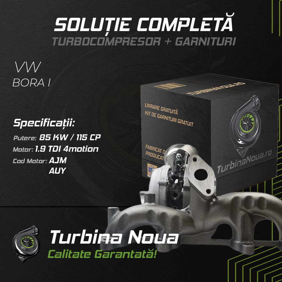 Turbina VW BORA I 1.9 TDI 4motion 85 KW / 115 CP Noua - Image 2