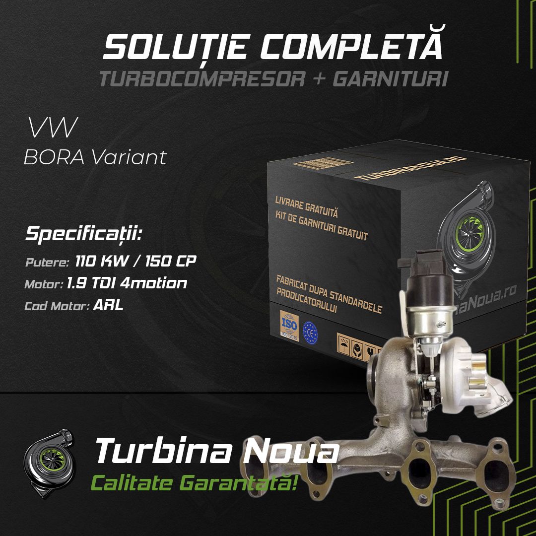 Turbina VW BORA Variant 1.9 TDI 4motion 110 KW / 150 CP Noua - Image 2