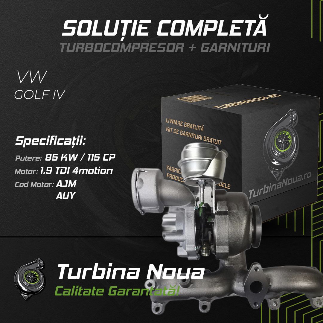 Turbina VW GOLF IV 1.9 TDI 4motion 85 KW / 115 CP Noua - Image 2