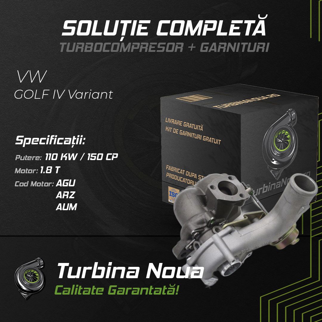 Turbina VW GOLF IV Variant 1.8 T 110 KW / 150 CP Noua - Image 2