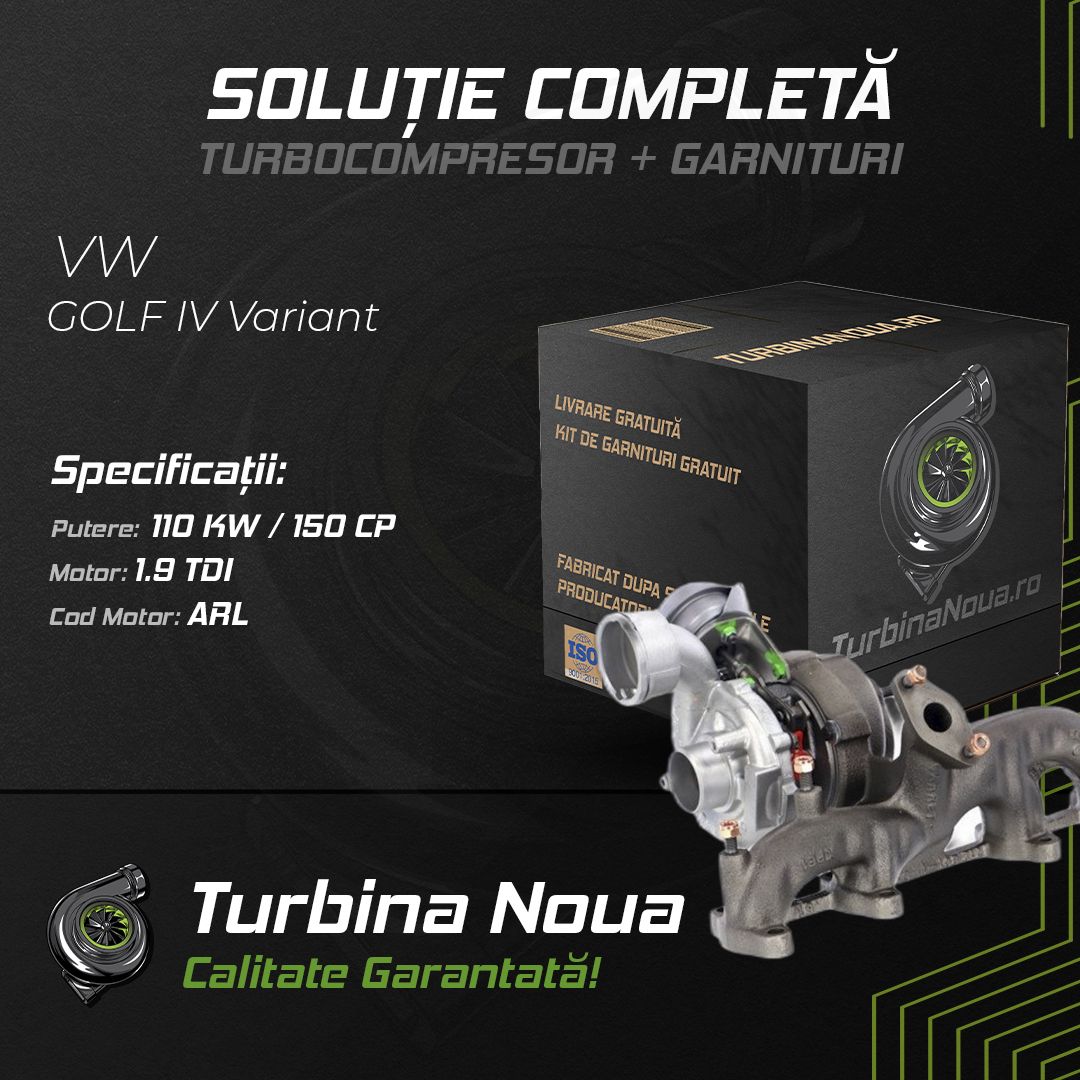 Turbina VW GOLF IV Variant 1.9 TDI 110 KW / 150 CP Noua - Image 2