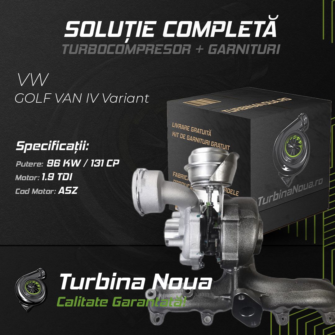 Turbina VW GOLF VAN IV Variant 1.9 TDI 96 KW / 131 CP Noua - Image 2