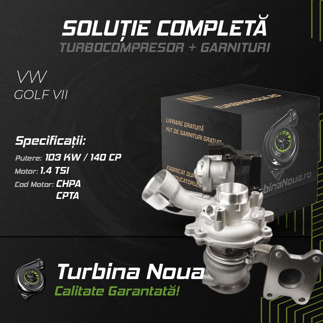 Turbina VW GOLF VII 1.4 TSI 103 KW / 140 CP Noua - Image 2