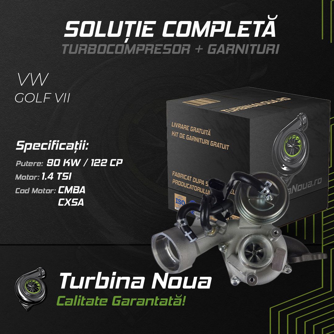 Turbina VW GOLF VII 1.4 TSI 90 KW / 122 CP Noua - Image 2