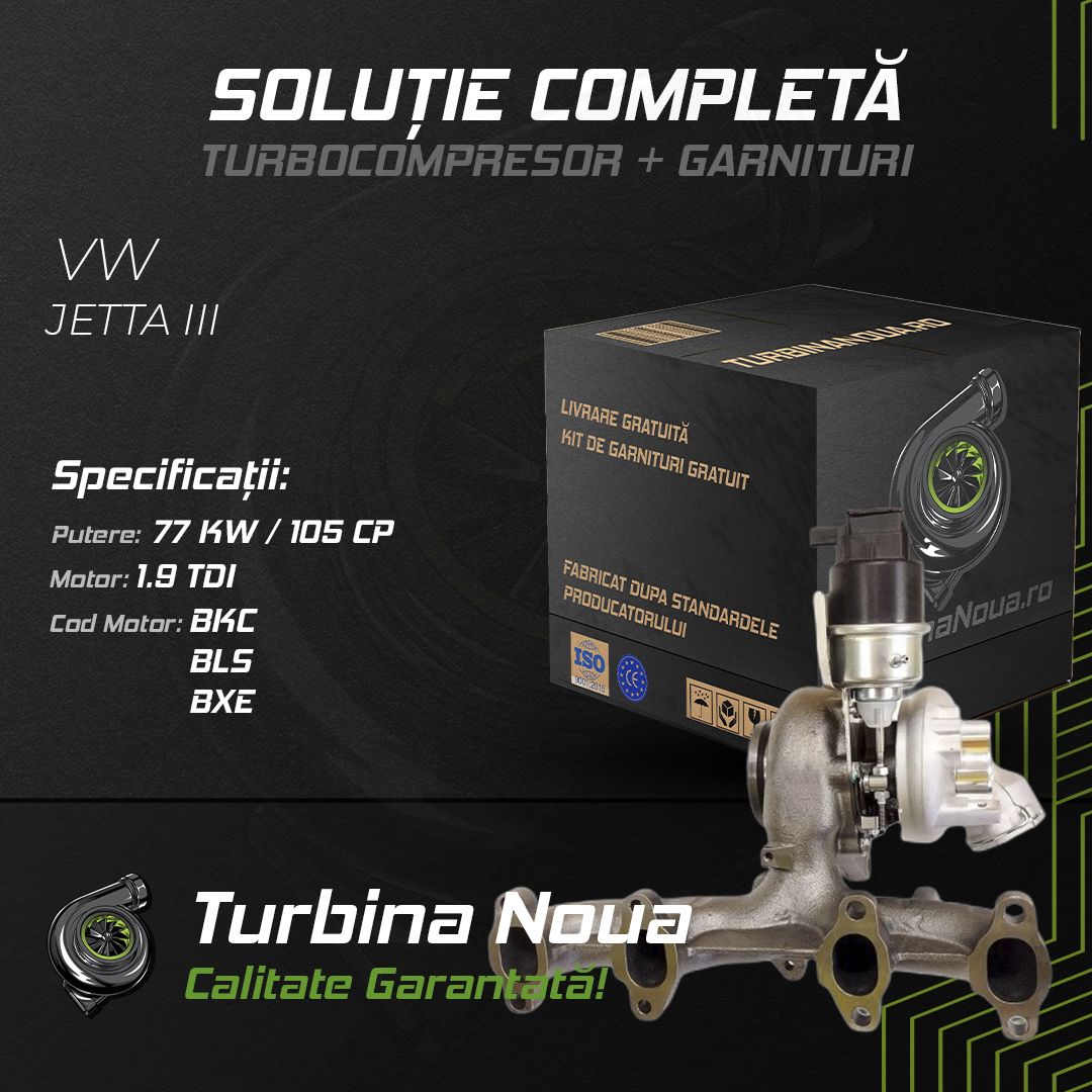 Turbina VW JETTA III 1.9 TDI 77 KW / 105 CP Noua - Image 2