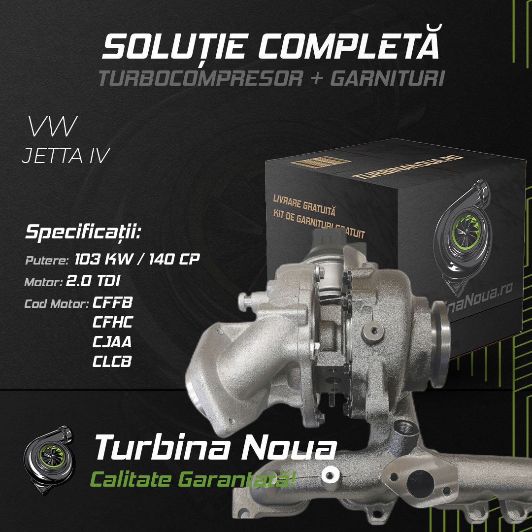 Turbina VW JETTA IV 2.0 TDI 103 KW / 140 CP Noua - Image 2