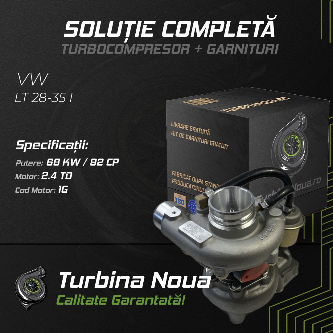 Turbina VW LT 28-35 I 2.4 TD 68 KW / 92 CP Noua - Image 2