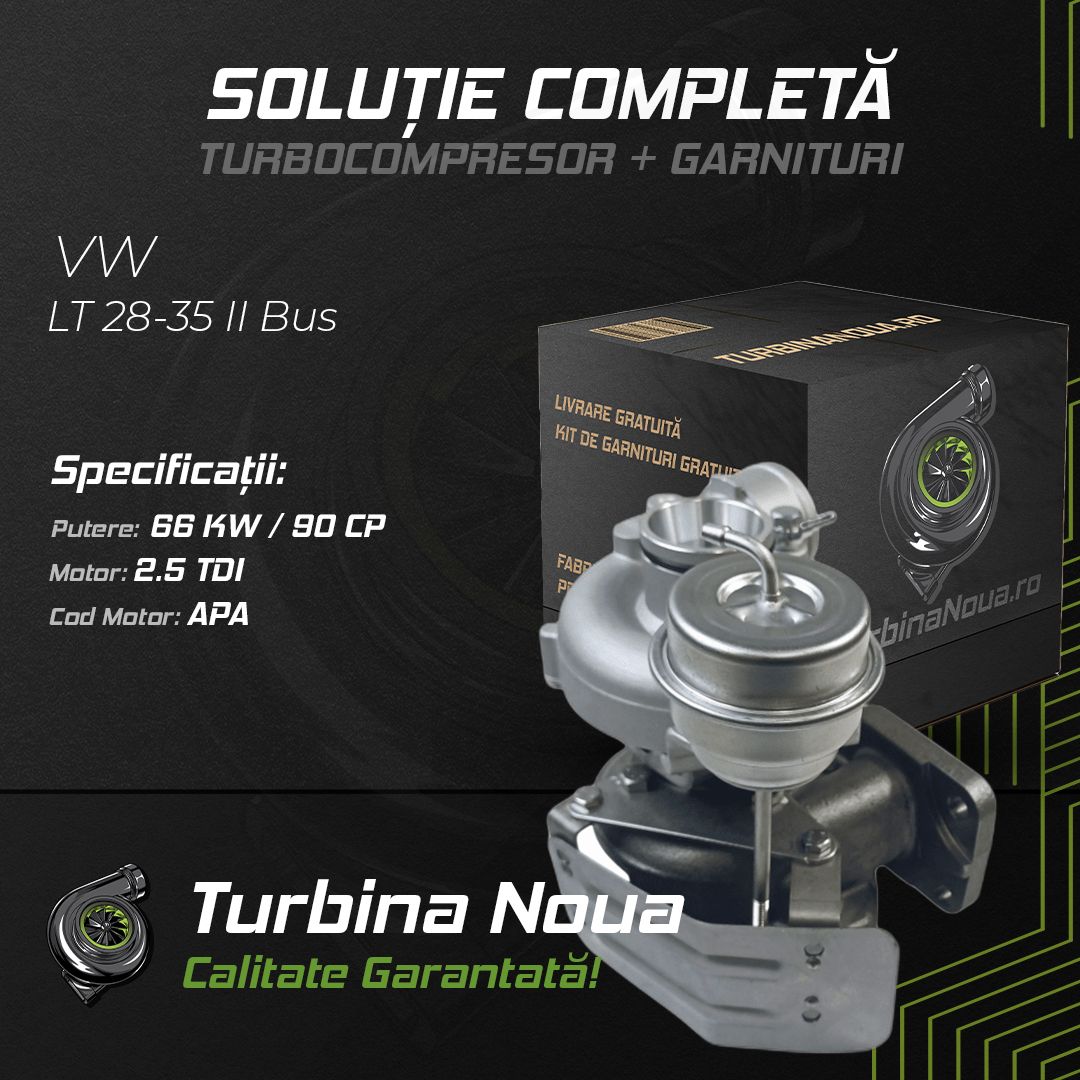 Turbina VW LT 28-35 II Bus 2.5 TDI 66 KW / 90 CP Noua - Image 2