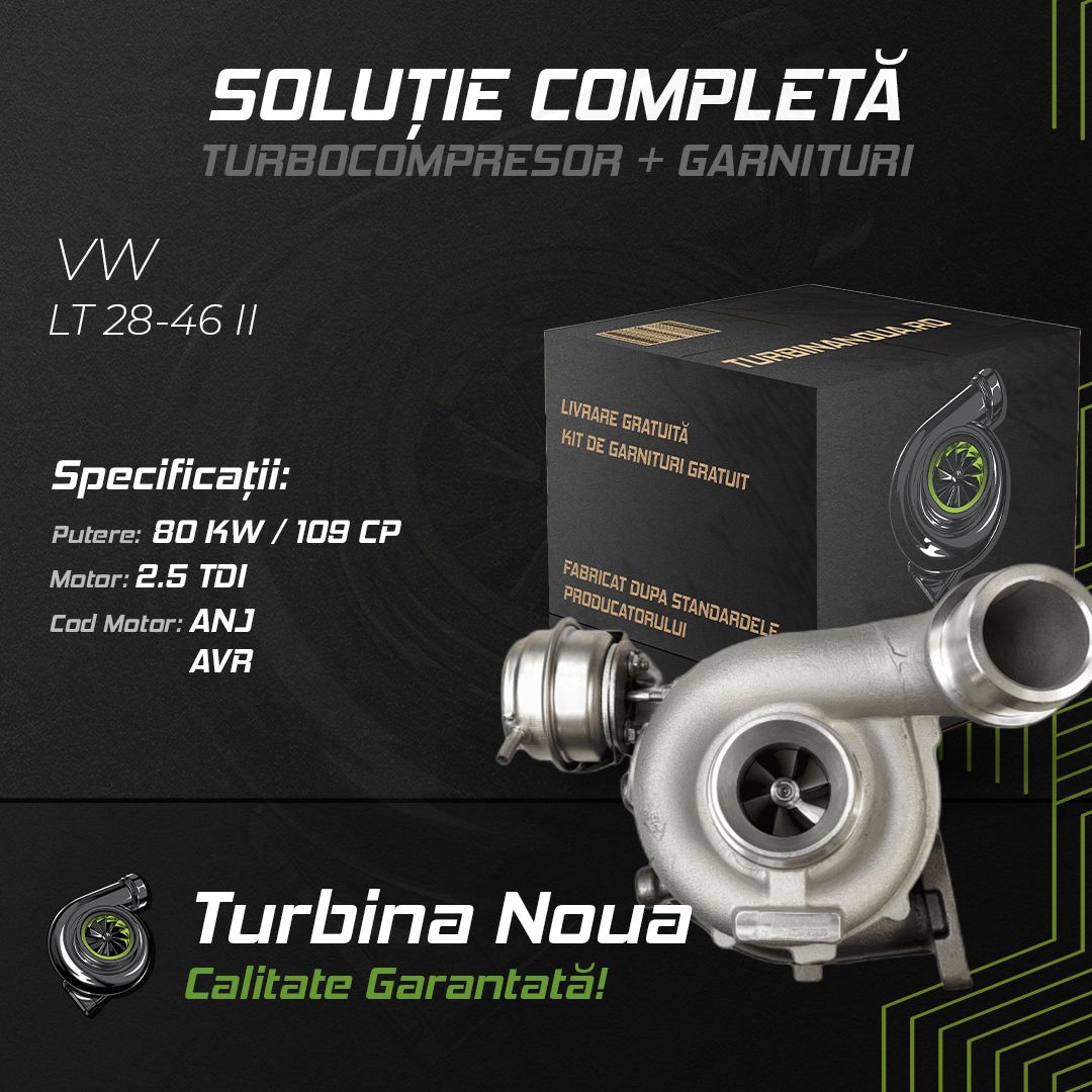 Turbina VW LT 28-46 II 2.5 TDI 80 KW / 109 CP Noua - Image 2