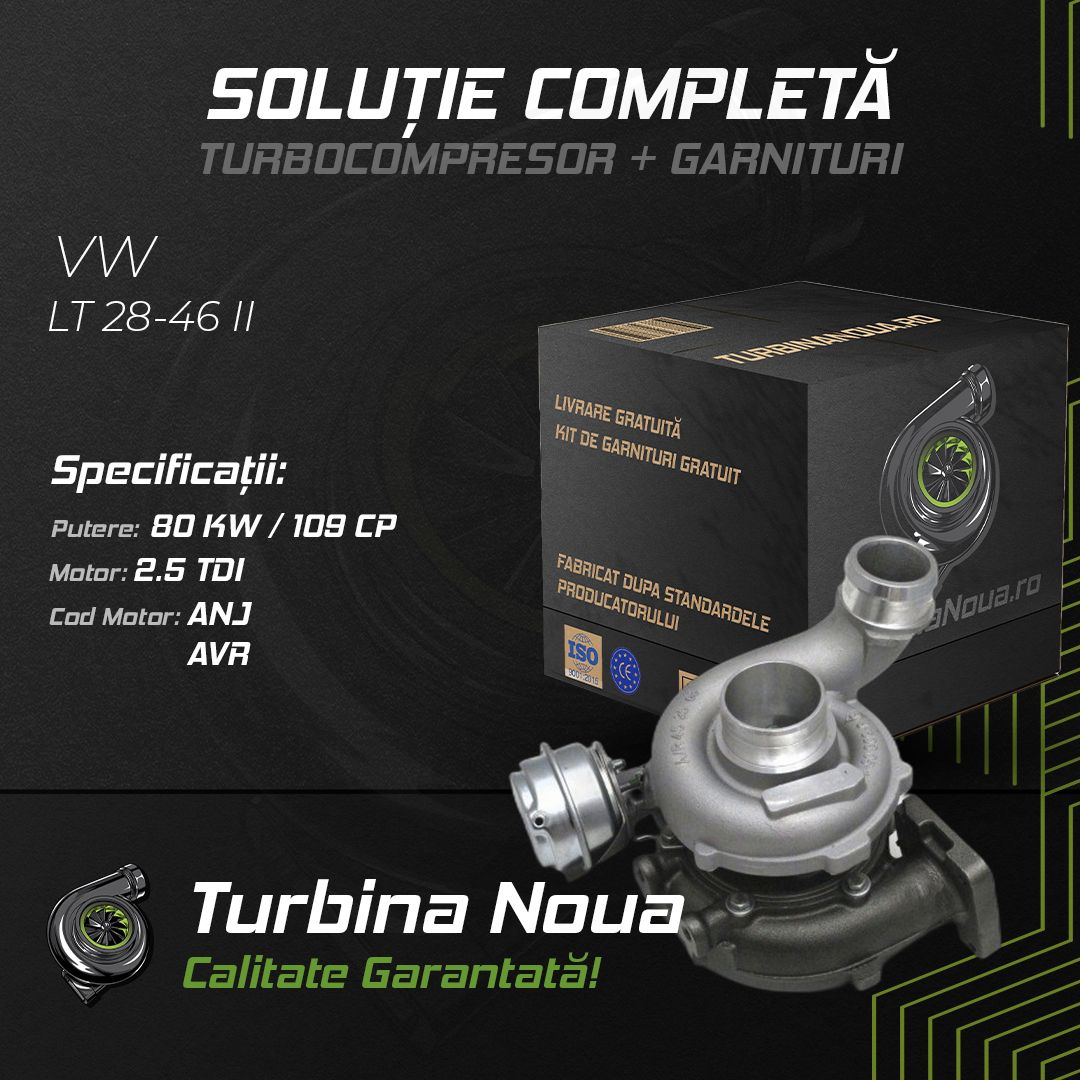 Turbina VW LT 28-46 II 2.5 TDI 80 KW / 109 CP Noua - Image 2