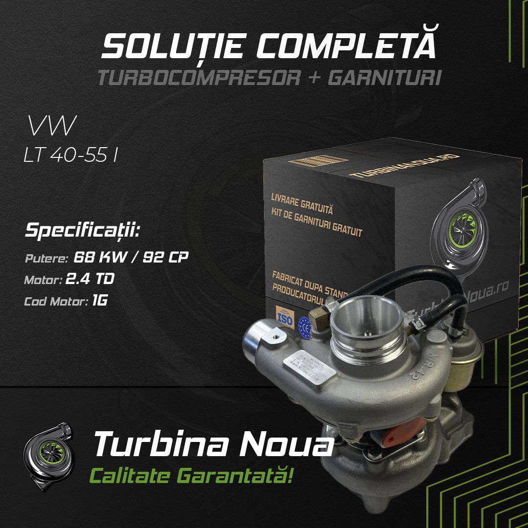 Turbina VW LT 40-55 I 2.4 TD 68 KW / 92 CP Noua - Image 2