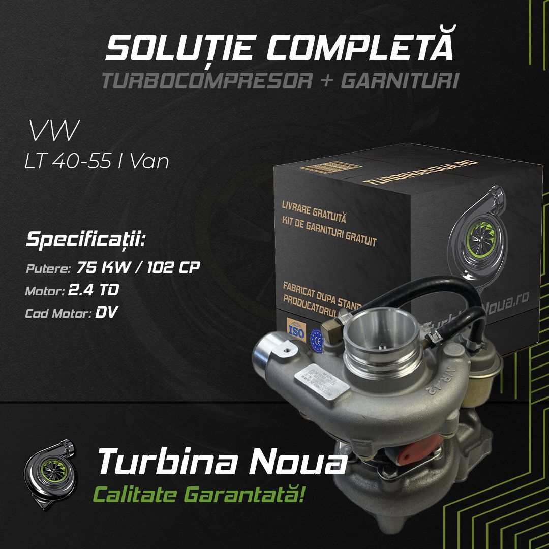 Turbina VW LT 40-55 I Van 2.4 TD 75 KW / 102 CP Noua - Image 2