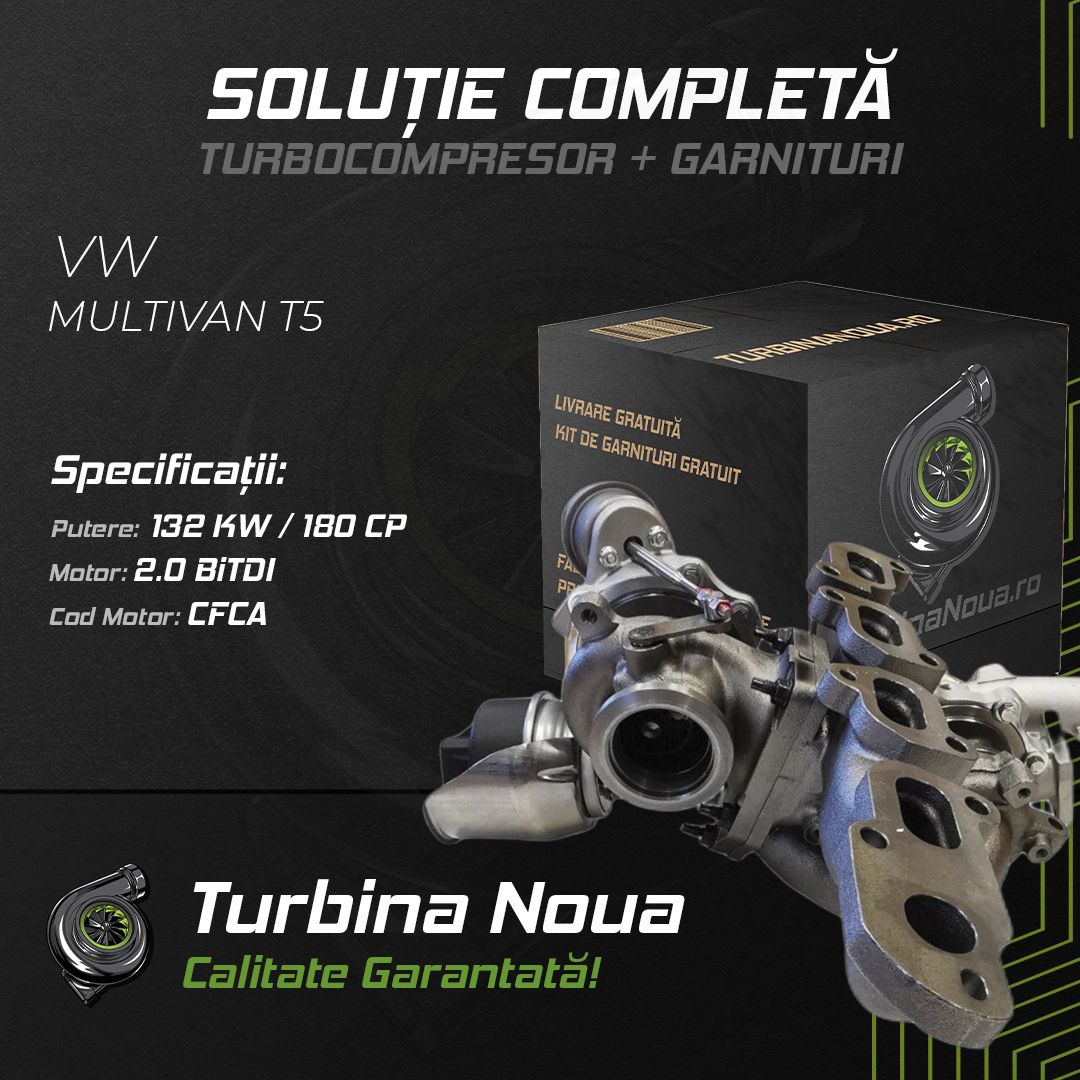 Turbina VW MULTIVAN T5 2.0 BiTDI 132 KW / 180 CP Noua - Image 2