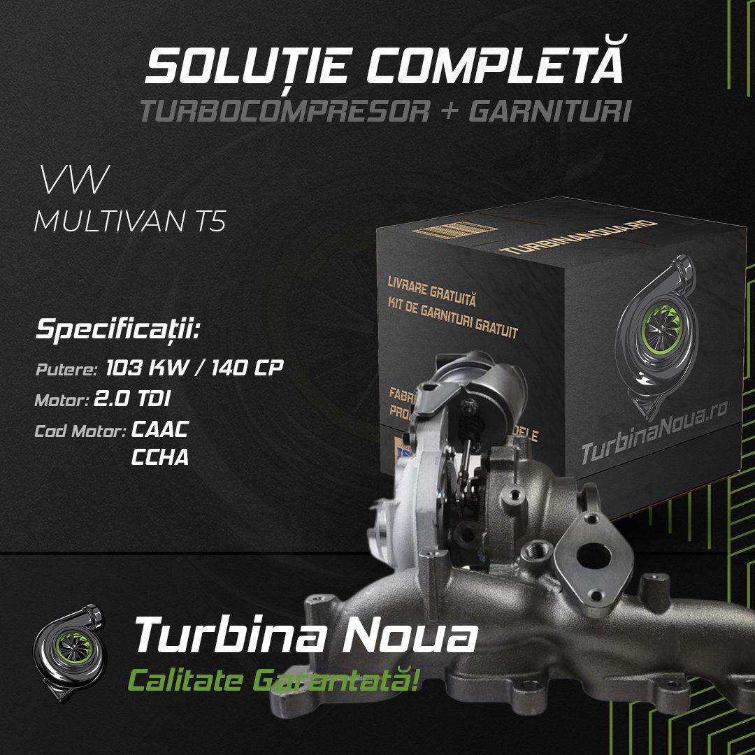 Turbina VW MULTIVAN T5 2.0 TDI 103 KW / 140 CP Noua - Image 2