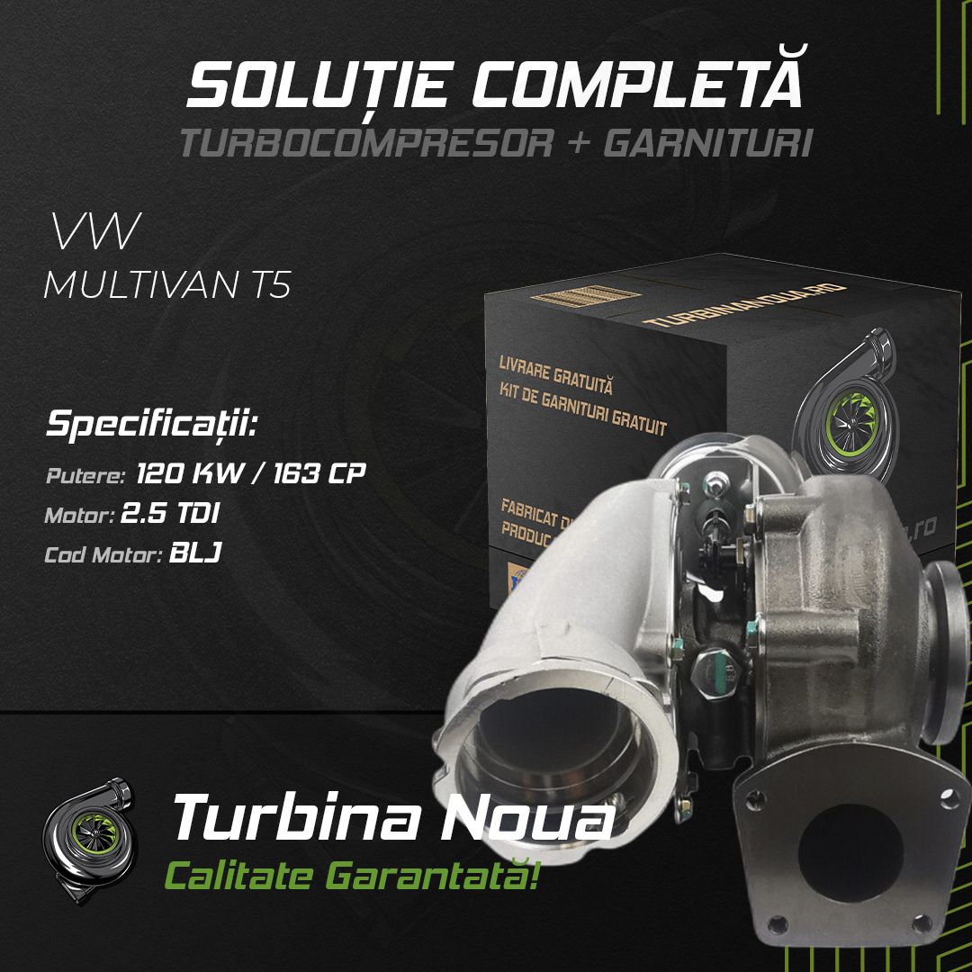 Turbina VW MULTIVAN T5 2.5 TDI 120 KW / 163 CP Noua - Image 2