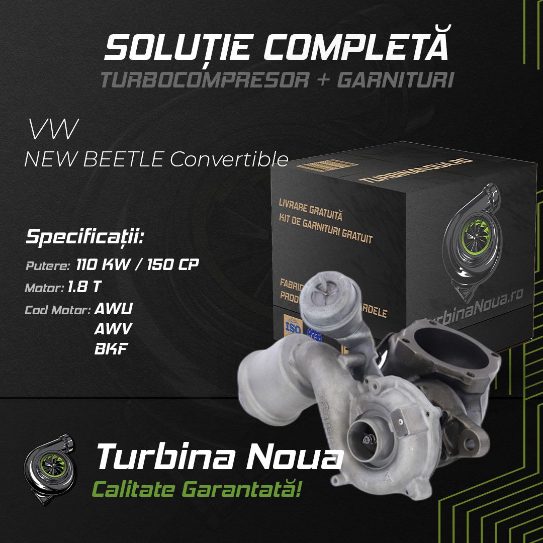 Turbina VW NEW BEETLE Convertible 1.8 T 110 KW / 150 CP Noua - Image 2