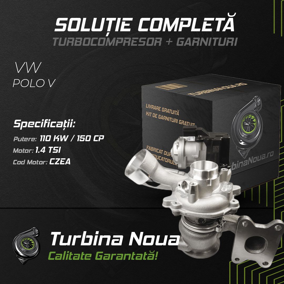 Turbina VW POLO V 1.4 TSI 110 KW / 150 CP Noua - Image 2